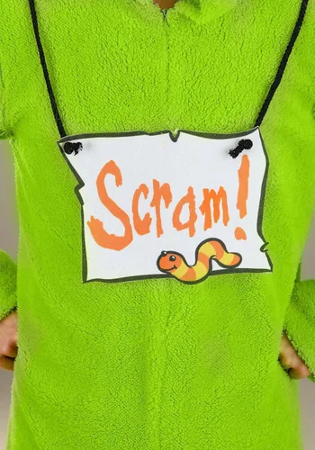 Vista 4 de Oscar the Grouch Costume Onesie for Adults