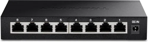Vista 11 de Carcasa de plástico interruptor Trendnet GREENnet de Unmanaged Gigabit escritorio, Negro, 1