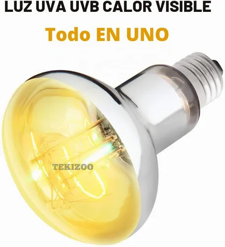 Vista 2 de UVA UVB Lámpara solar de alta intensidad autobalastizada lámpara de calor para reptiles y anfibios (80W)
