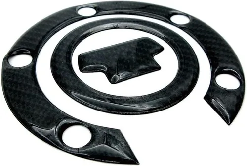 Vista 6 de Motorcycle Tank Pads Motorcycle Gas Fuel Tank Cap Cover Pad Protector Decals Carbon Stickers for Ya&maha MT03 MT07 MT09 MT10 Tracer FZ09 FZ07
