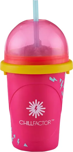 Vista 2 de Chill Factor Colour Shock - Máquina de nieve derretida reutilizable, color rosa