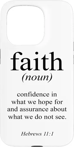 Vista 14 de Religious Jesus Christian Faith Definition Hebrews 11:1 Case for iPhone 17