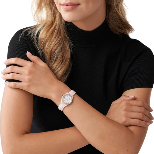 Vista 5 de Michael Kors Runway Mercer - Reloj de acero inoxidable de tres manecillas