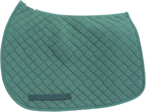Vista 8 de TuffRider Basic Pony Saddle Pad – Diamond Quilted, Flannel Lined, Breathable Schooling Pad for Horses