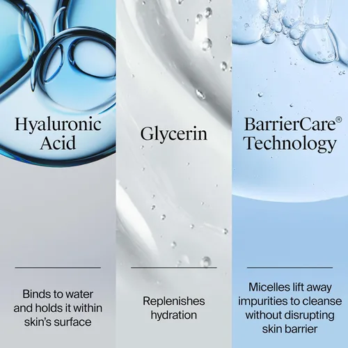 Vista 6 de Neutrogena Hydro Boost Limpiador Facial, Sin Fragancia, Limpiador Facial Hidratante con Ácido Hialurónico, Limpiador Facial Espumoso Diario
