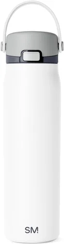 Vista 28 de Simple Modern Mesa Sport Botella de Agua con Tapa de Sorbo Cubierta Botella de Acero Inoxidable Aislada de 24oz Compatible con Portavasos