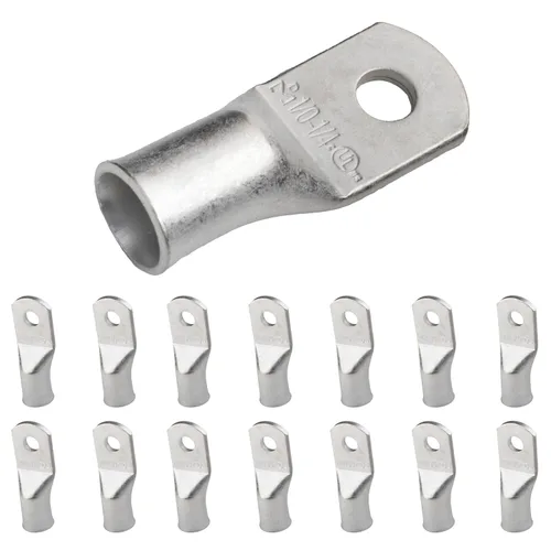 Vista 173 de SELTERM 5 piezas terminales de cable de cobre estañado 1/0 AWG perno de 1/2", extremos de cable de batería, terminales de anillo, conectores
