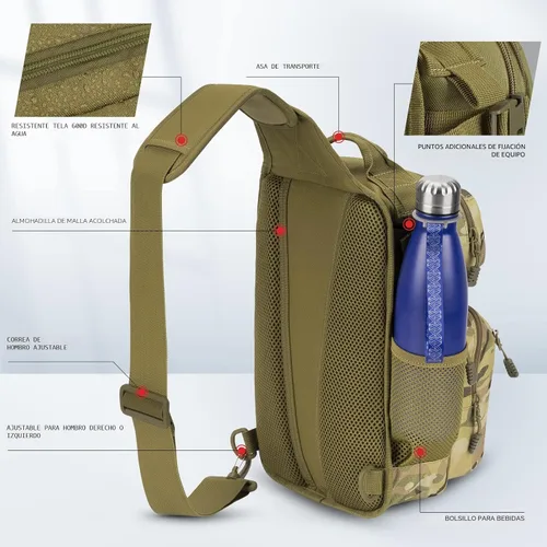 Vista 5 de KastKing BlowBak - Bolsa táctica para aparejos de pesca, mochila de pesca ligera, almacenamiento para equipo y equipo, regalo para hombres