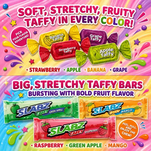 Vista 8 de A Great Surprise Mezcla de dulces surtidos – Caja de 7 libras – Caramelos envueltos individualmente – Mezcla de caramelos de piñata