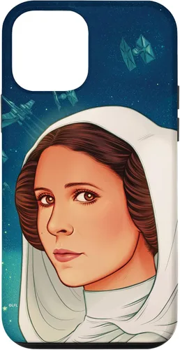 Vista 16 de Funda exclusiva de Star Wars para iPhone 16 con diseño de princesa Leia de Nueva Esperanza