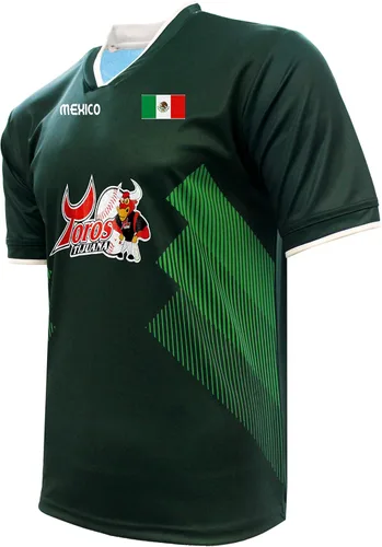 Vista 2 de Jersey México Toros de Tijuana 100% Poliéster_Hecho en México