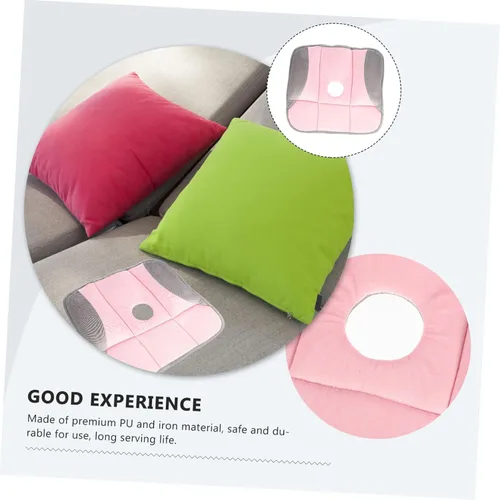Vista 8 de Cojín de asiento para silla de oficina, almohada de gel para sentarse, soporte lumbar, cojín de asiento de sofá transpirable para glúteos cómodos