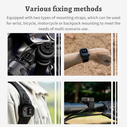 Vista 8 de YDW Control remoto GPS Bluetooth para DJI Osmo Action 6/Action 5 Pro/Action 4, una máquina con múltiples controles, accesorios de acción inteligente