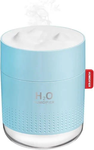 Vista 11 de Mini humidificador portátil de niebla fría, humidificador de escritorio personal USB de 16.9 fl oz para dormitorio de bebé, viajes, oficina, hogar
