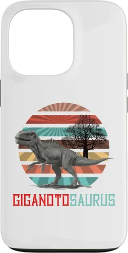 Vista 10 de Funda para iPhone 11 Pro Max Giganotosaurus Retro T rex dinosaurio prehistórico para el Día del Padre