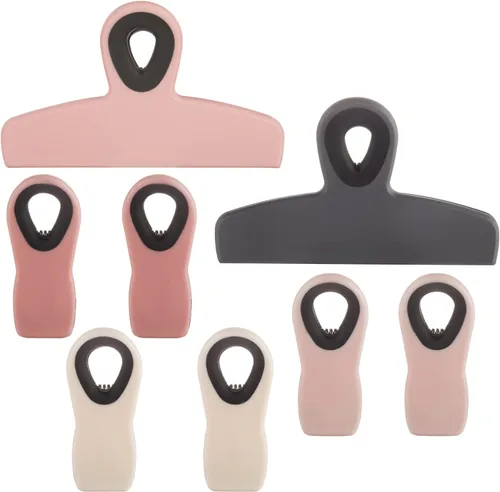 Vista 10 de Clips para pan, clips para bolsa, clips magnéticos, clips para chips, clips para bolsa, clips de alimentos para paquetes de alimentos, clip para 10