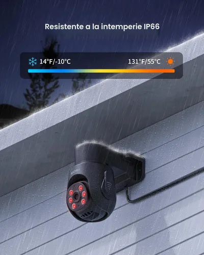 Vista 6 de ZOSI Sistema DVR de seguridad de 8CH 5MP con cámara de audio de inclinación