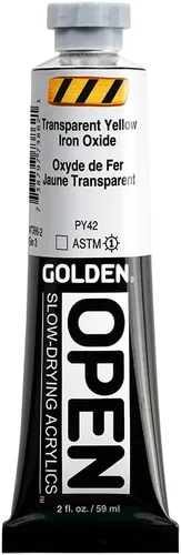 Vista 9 de Golden Open Pintura Acrílica, 2 onzas, Siena Quemada