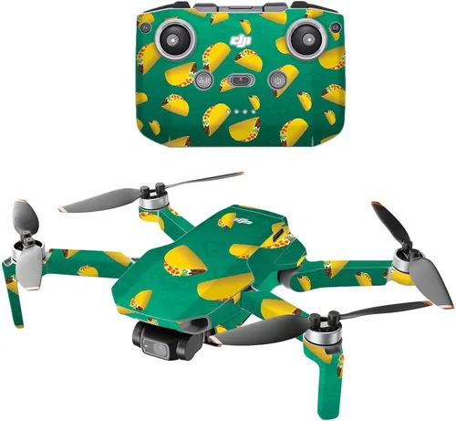 Vista 8 de MightySkins - Compatible con DJI Mini 2 Dron portátil – Plátanos Funda protectora de vinilo duradera y única Fácil de aplicar, quitar y cambiar