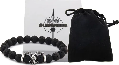 Vista 5 de Gungneer Viking Mjolnir Thor Hammer Collar Colgante Con Lobo Bizantino Rey Cadena Oro Mezclado Acero Inoxidable Nórdico Viking Joyería Hombres