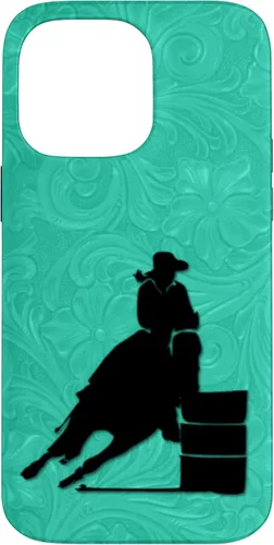 Vista 20 de iPhone 11 Barril Carreras Caballo En Turquesa Floral Estuche De Herramientas