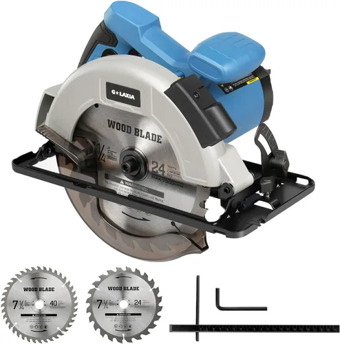 Vista 10 de Mini sierra circular inalámbrica de 20 V, 2.0 Ah, sierra compacta con guía láser