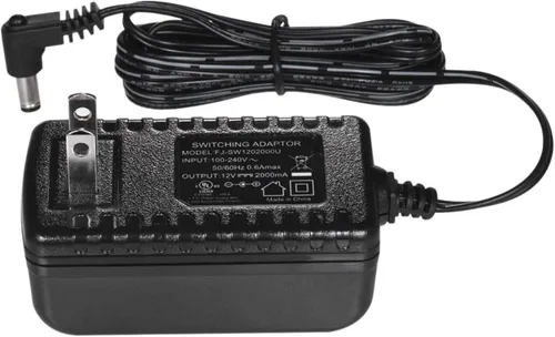 Vista 4 de YONGNUO 12V 2A American Standard AC adaptador para Yongnuo LED Video Light YN360 YN300III YN216 YN300air YN160III YN1410 YN168. YONGNUO 12V 2A