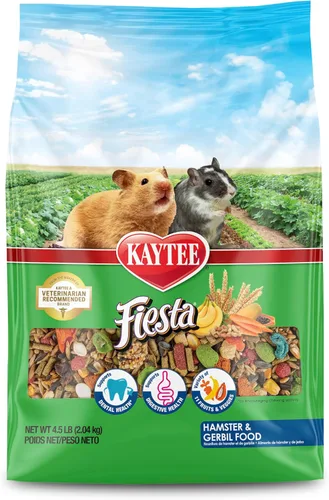Vista 14 de Kaytee Fiesta comida para hámster, Tonos café