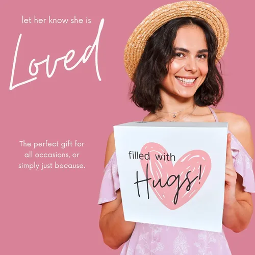 Vista 2 de Boxzie Juego de caja de regalo con texto en inglés «You are Loved para mujer», regalos únicos con texto en inglés «I Love You» para ella, paquete