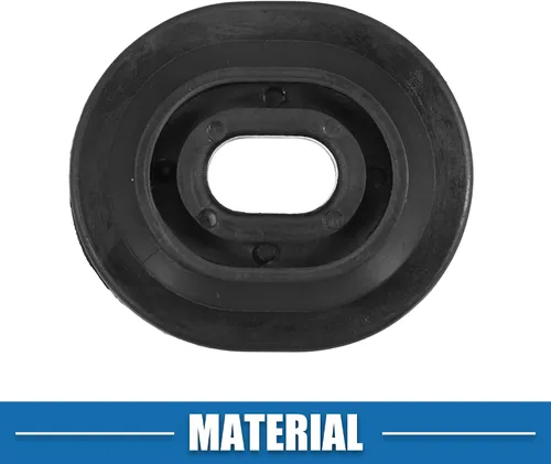 Vista 5 de Buje de montaje del radiador del coche 1K0121367F Soporte del radiador para Volkswagen para Audi Negro (juego de 2)
