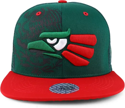 Vista 2 de Trendy Apparel Shop Hecho En México Eagle - Gorra de malla bordada en 3D