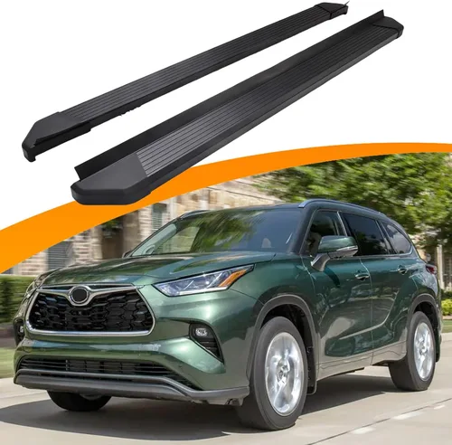 Vista 10 de Estribos para Jeep Grand Cherokee 2022-2026 de 2 filas SWB (excepto 4xe) Negros, de aluminio, pasos laterales