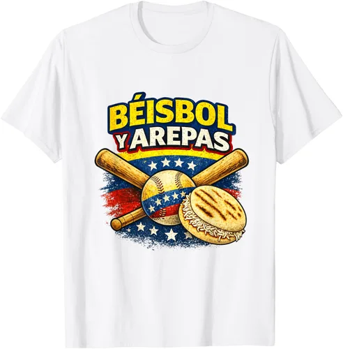 Vista 102 de Camiseta Beisbol y Arepas Venezuelas Baseball Pride Team 2026