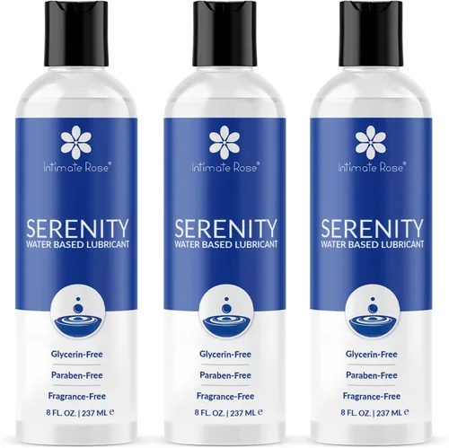 Vista 10 de 3 botellas de 8 onzas de lubricante personal a base de agua para hombres y mujeres Terciopelo Rosa