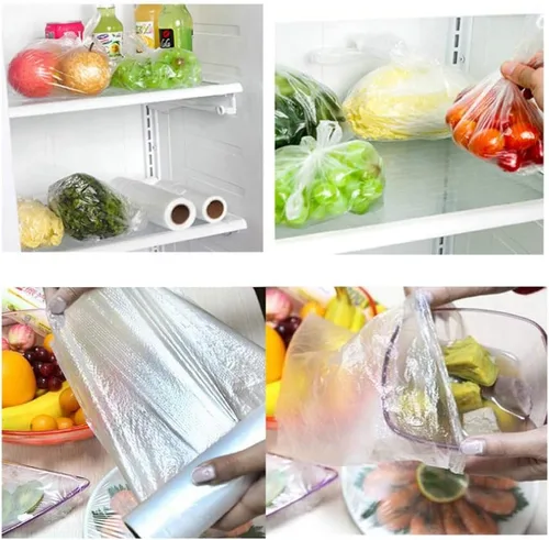 Vista 4 de RBHK Bolsa de plástico para productos de 12 x 16 pulgadas, bolsas transparentes para almacenamiento de alimentos, bolsas para mascotas, bolsas