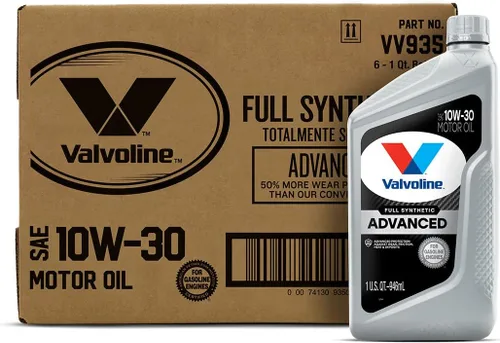 Vista 170 de Valvoline SynPower Full aceite sintético para motor, 1 Cuarto de galón, Ambar