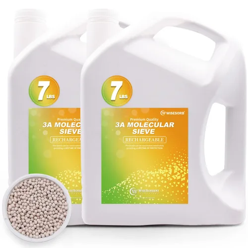 Vista 16 de Wisesorb Perlas desecantes del tamiz molecular de 2 LBS 3A, amortiguadores de humedad del deshumidificador
