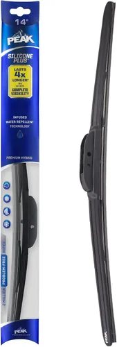 Vista 19 de PEAK Silicone Plus - Escobilla para parabrisas híbrida todo clima de 13 pulgadas, escobilla de parabrisas frontal premium de reemplazo con conector
