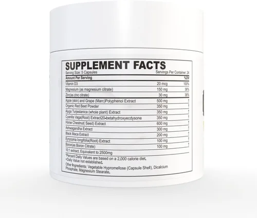Vista 9 de Velmira® King Maker Suplemento para hombres y mujeres 13 en 1. Sin azúcar. Apoyo energético. Recuperación muscular. Apoyo para la salud