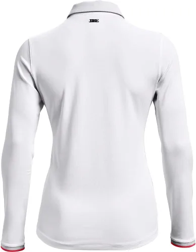 Vista 3 de Under Armour Polo de manga larga Zinger para mujer