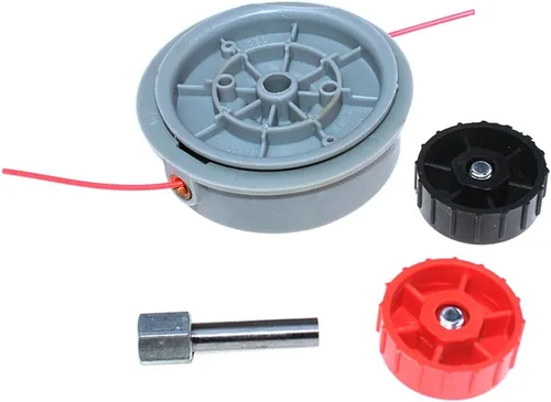 Vista 8 de Conjunto de cabezal de cuerda de recortadora con retenedor de carrete de repuesto para Homelite RYOBI Toro String Trimmer Brushcutter PN 000998265
