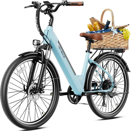 Vista 25 de Heybike Bicicleta eléctrica Cityscape 2.0 para adultos con motor de pico de 1200 W, batería extraíble de 468 Wh, bicicleta eléctrica de 50 millas