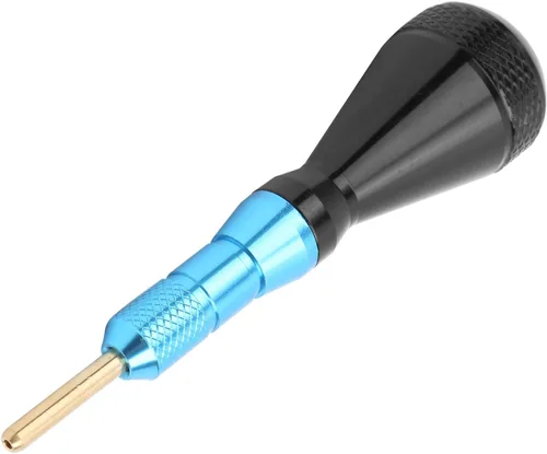 Vista 9 de Dilwe Removedor de puntas, herramienta para quitar extractor de punta con herramienta de punta suave para puntas rotas, herramienta de punta (azul)