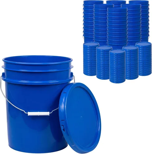 Vista 29 de ePackageSupply Cubo de 5 Galones con Tapa Hermética Fabricado en EE. UU. Grado Alimenticio Plástico Premium HPDE Resistente Cubo Multiusos