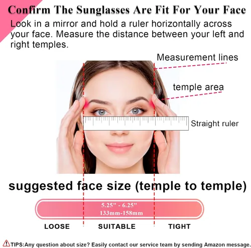 Vista 6 de SIPHEW Polarized Sunglasses for Women, Mirrored Sunglasses-Fashion Oversized Eyewear with UV400 Protection
