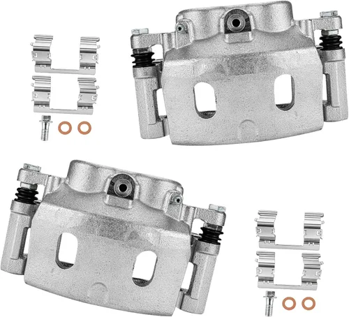 Vista 61 de cciyu 18B4918A Pinza de freno delantera derecha con soporte para Cadillac, para Chevy, para GMC