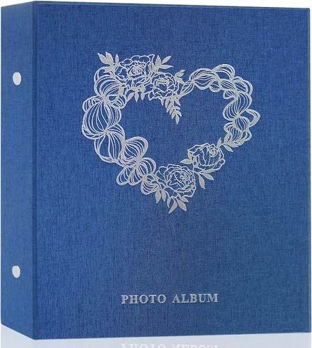 Vista 10 de Artmag Álbum de fotos pequeño de 4 x 6 pulgadas, 52 fotos, 2 paquetes, cubierta de lino, cada paquete tiene capacidad para 52 fotos, carga superior