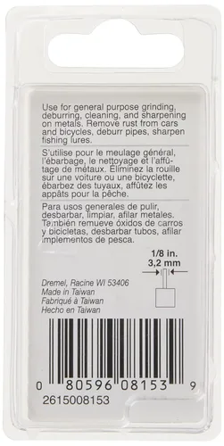 Vista 3 de Dremel 8153 Piedra de esmerilado de óxido de aluminio