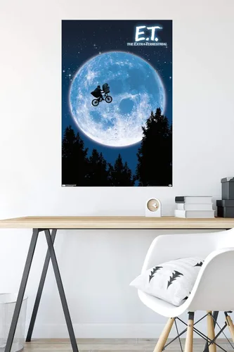 Vista 4 de Trends International 24x36 E.T. The Extra-Terrestrial-One - Póster de pared de una hoja, 24 x 36 pulgadas, versión sin marco, dormitorio