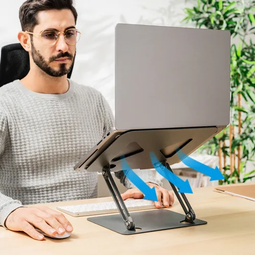 Vista 4 de Soporte para Portátil Plegable y Regulable Lastan InnovaGoods